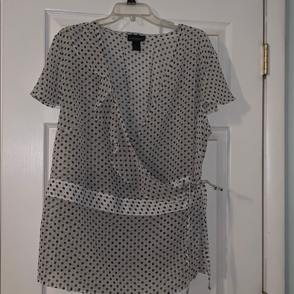 Polkadot Lane Bryant top